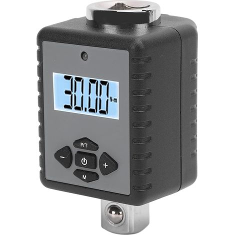 Convertisseur de clé Numérique, Adaptateur de clé de Torsion Numérique 1/2 Pouces 2 à 200 N.m avec Avertisseur Sonore LED Convertisseur de clé de Torsion pour la Réparation de (1/5)