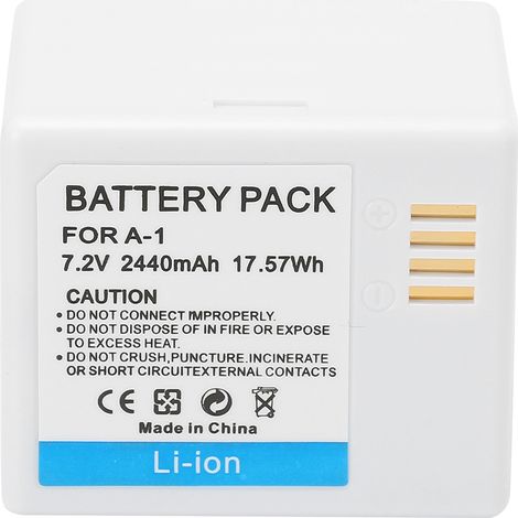 Batterie Rechargeable Camera - Lithium Polymere 2440 mAh - 7,2 V - Compatible Arlo Pro VMA4400 - 1 Piece