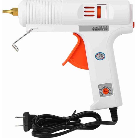 Pistolet à colle thermofusible professionnel 110 W à température constante réglable, outil de réparation pour loisirs créatifs (1/5)