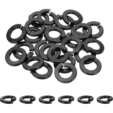 Lot De 25 Rondelle Grower 3/8 Rondelles Élastiques Fendues Noir (1/5)