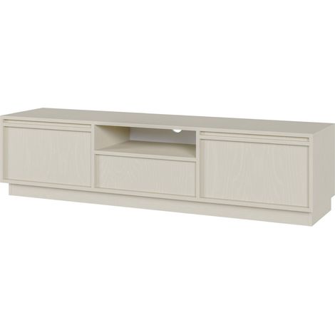Mueble TV 3 puertas con 3 cajones - 154 cm - beige - EVO (1/5)