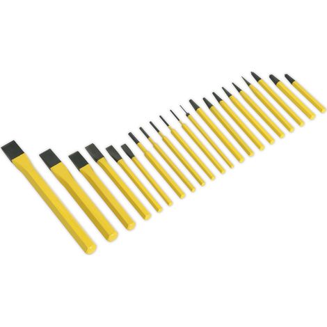 Sealey Siegen Punch & Chisel Set 21pc S0805
