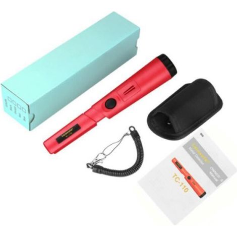 détecteur de métaux portable TC-110 pointeur Pinpoint GP portable 360 tige de positionnement détecteur IP68 étanche - Rouge[F6898]