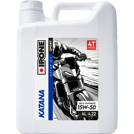 Ipone Katana 15W50 4L Synthetisches MA2-Ester-Motorradmotoröl