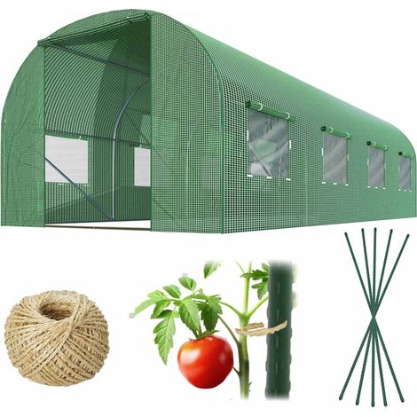 Tunnel da giardino 25 x 4 m 10 m2 plonos