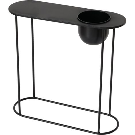 Beistelltisch aus Metall PLUTO, H. 56 cm