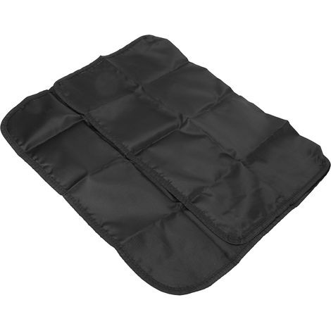 Housse de dossier de chaise Oxford résistante à l'usure, anti-taches, protection intégrale noire, housse réversible pour siège, couvre-dossier lavable, imperméable et durable. (1/5)