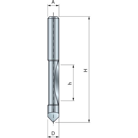 Punta per fresa con guida per pannello FREUD - Ø8 H19/75 Q8 Z1 - F03FR01665 -26-10008P