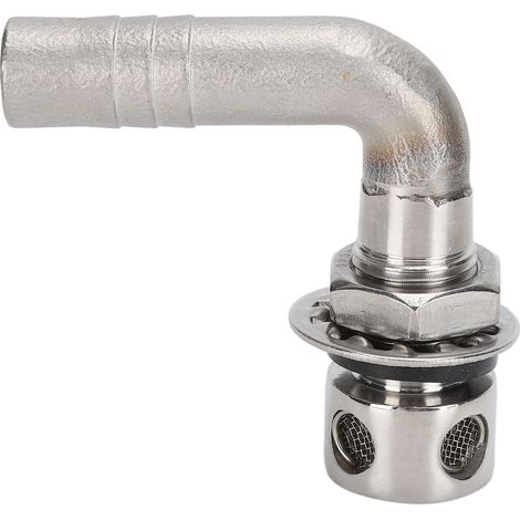 90°-Kraftstoffentlüftungsventil, Edelstahl 316 (Marinequalität), 4 Löcher, M16, für Yachttank