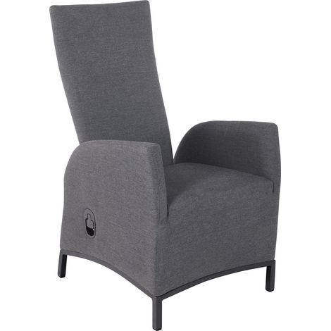 Primaster Dining Lounge Sessel Comino Move Lika TEX Stuhl Garten Möbel Anthrazit (1/2)