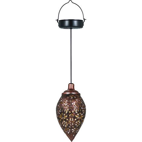 Lampe solaire, Métal, Cuivre vintage (1/5)