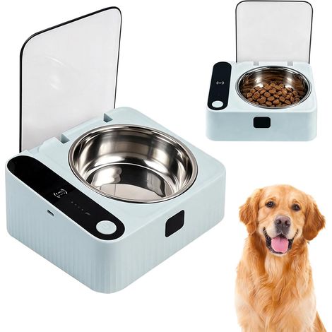 Mangeoire Automatique pour Chat, Gamelle avec Capteur Infrarouge (1/5)