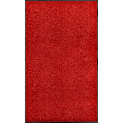 Paillasson lavable Rouge 90x150 cm DEC023187 (1/5)