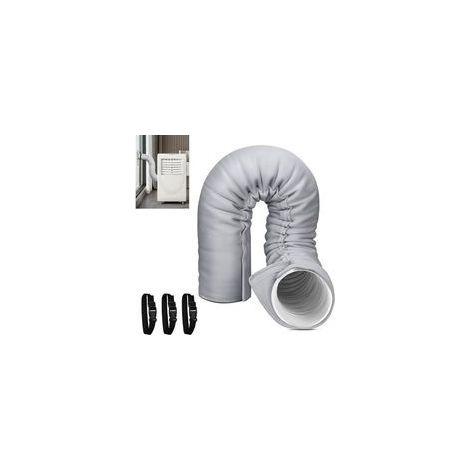 Gaine d'isolation pour climatiseur portable – Lot de 3 gaines réglables (Ø13 & 15 cm) – Triple couche épaisse – Protection contre chaleur et poussière (1/5)