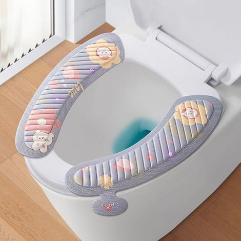 Universeller WC-Sitzbezug, für alle Jahreszeiten geeignet, 1 Stück, 36 x 9 cm (1/5)