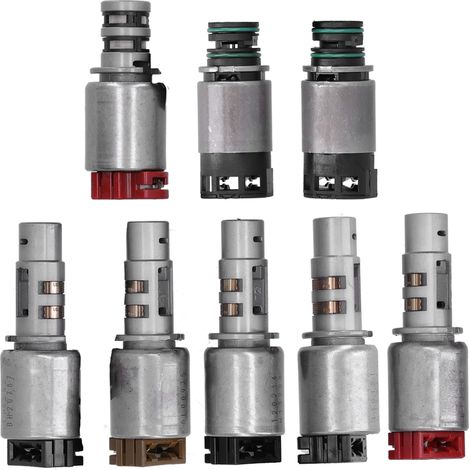 Kit de solénoïde de Transmission 8 pièces A6MF1/2 A6LF1/2/3 adapté pour Hyundai Avante/Elantra/Grandeur 6 vitesses (1/5)