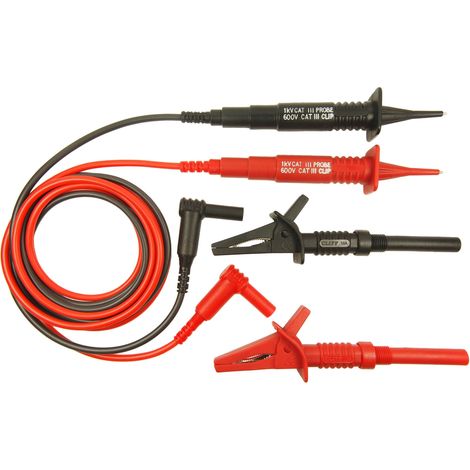 Kit de connexion et cordon de test RS PRO ( Prix pour 1 )