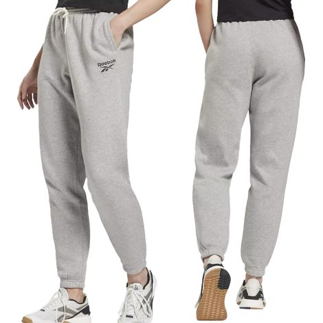 Pantaloni della tuta grigi da donna Reebok HI5849 L (1/5)