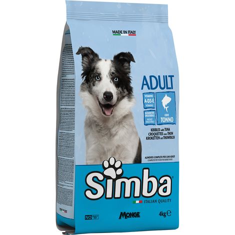 CROCCHETTE PER CANI 'SIMBA' tonno - kg 4 - MONGE