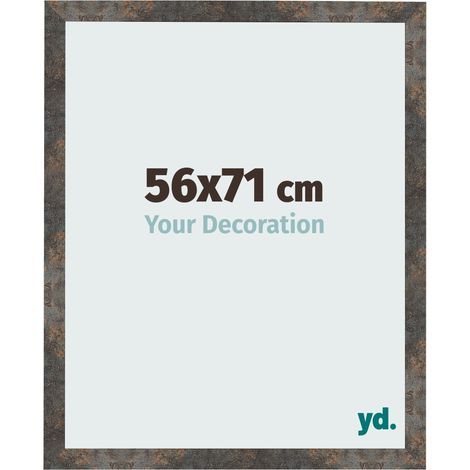 yd. - Cadre photo 56x71 - Metal Oxyde - MDF - Bologna (1/5)