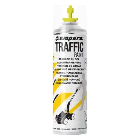 Aérosol de marquage au sol Traffic Paint 500ml Jaune (Par 12)
