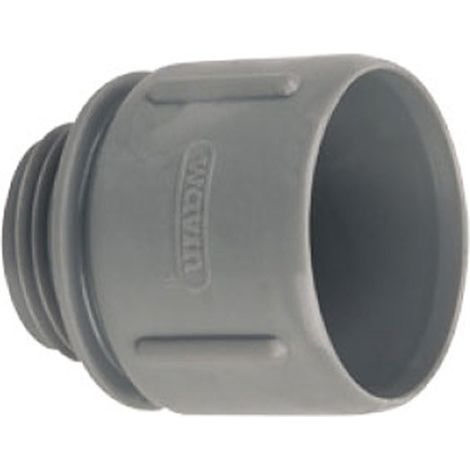 Manchette VIS PVC double Femelle adaptable pour bouchon D40 - WAVIN - 3027799 (1/3)