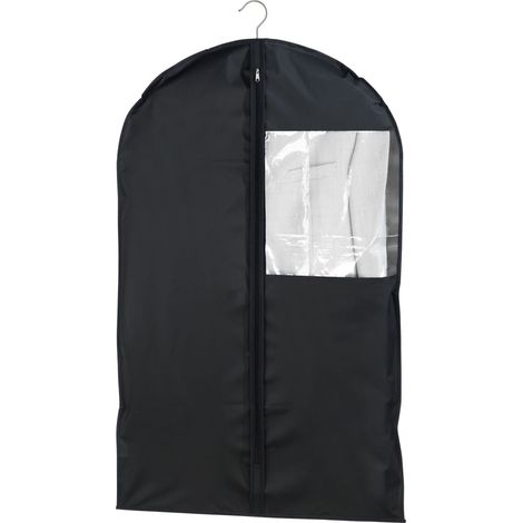 Housse de costume noir profond, 100 x 60 cm, WENKO (1/2)