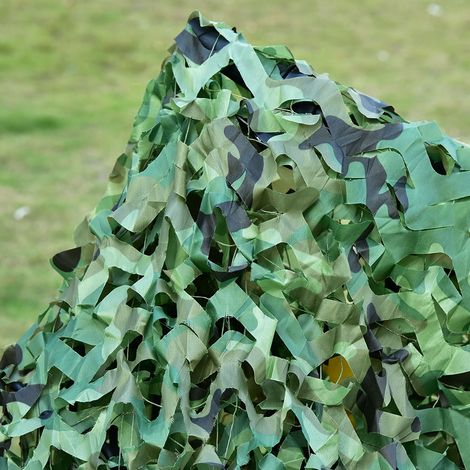 Filet de camouflage militaire 1.5x7m pour chasse et affût (Filet camouflage armée)