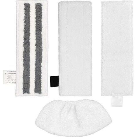 Kit d’accessoires pour nettoyeur vapeur – 4 pièces compatibles SC2, SC3, SC4, SC5 + chiffon Easy Fix (1/4)