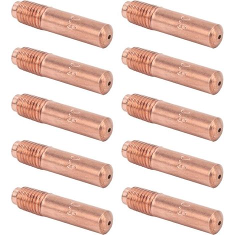 Builles conductrices de 10pcs pour les conseils de contact de soudage MIG Petits accessoires de cuivre 0,9 mm (1/5)