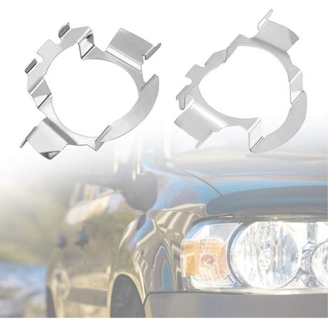 SJLERST 2pcs  H7 LED phare porte-ampoule retenue retenue phare adaptateur retenue clip pour Mercedes Benz Buick Nissan (1/5)