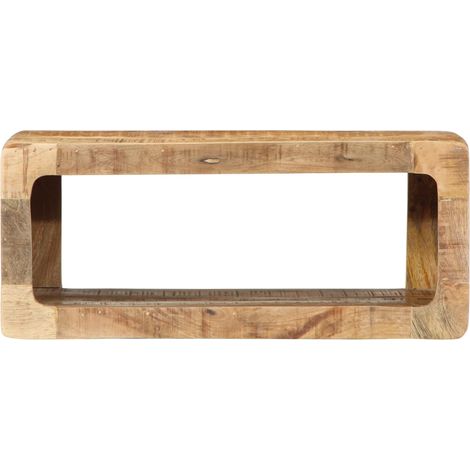 Meuble TV Banc TV Meuble de rangement - Marron 60 x 30 x 25 cm Bois de manguier massif fr2496 - Maison La Vie (1/5)