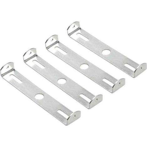 Support de Fixation Plafonnier - Métal Galvanisé - Pour Lustre et Lampe Suspendue - Charge Max 5 kg - Diamètre 115 mm - Épaisseur 20 mm - 1 Pièce