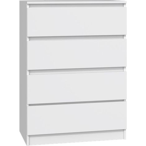 Selsey Malwa - Kommode mit vier Schubladen, weiß, 70 cm (1/5)