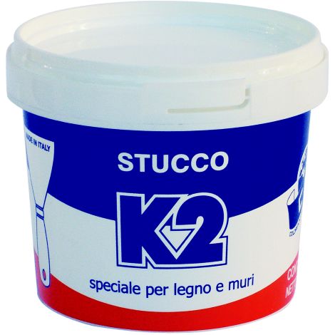 1 kg stucco riempitivo K2 pasta mogano a spatola per mobili legno e muri (1/2)