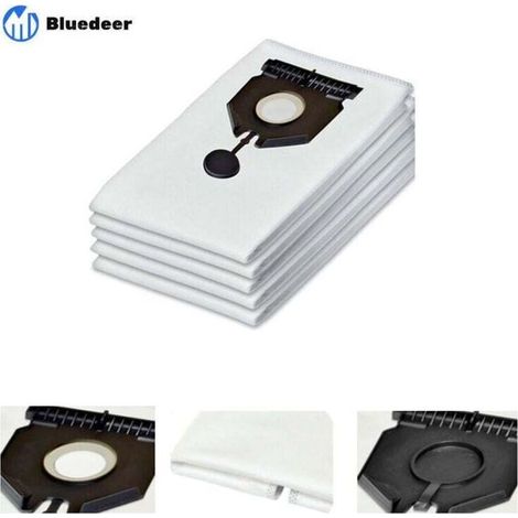 5er-Pack Staubsaugerbeutel für Kärcher 2.889-154.0 NT 30/1 30L Bluedeer Staubsaugerbeutel (1/4)