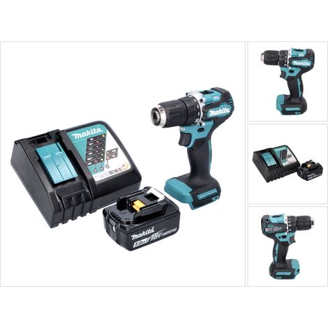 Trapano avvitatore a batteria Makita DDF 487 RT1 18 V 40 Nm brushless + 1x batteria ricaricabile 5,0 Ah + caricabatterie (1/5)