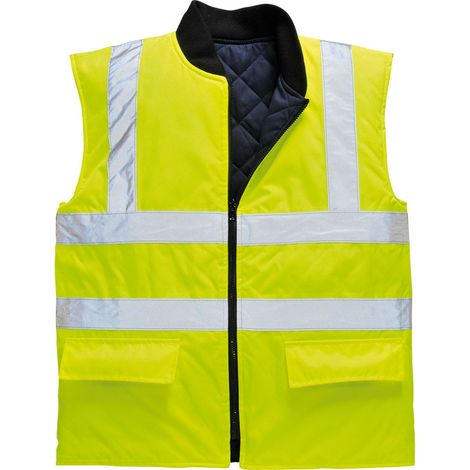 Gilet HV Réversible couleur : Jaune taille 5XL - PORTWEST