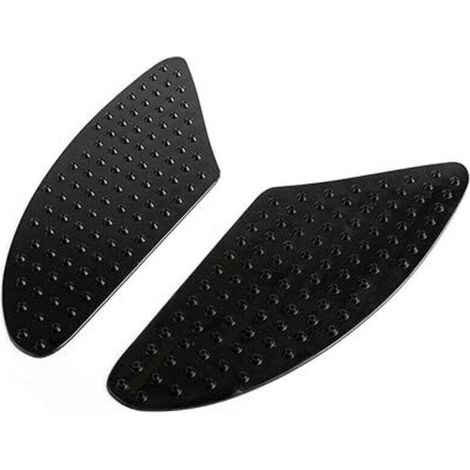 2 Pcs Moto Tapis de Réservoir de Carburant,Universal Réservoir Autocollants Tampon de Réservoir D'essence Moto Anti Slip Traction Pad,pour Caoutchouc de Réservoir de Moto Universel Rétro (1/4)