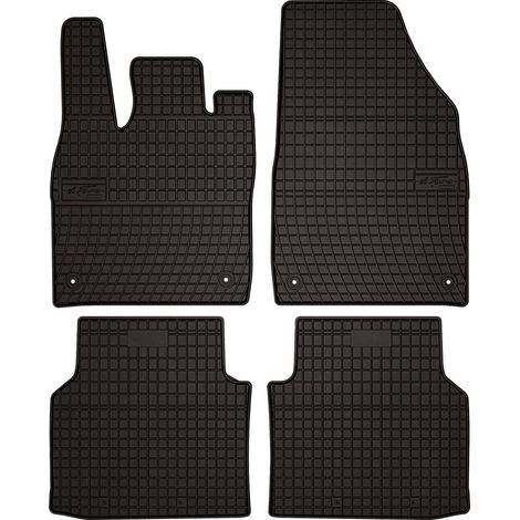 Alfombrillas de goma para coche: Volkswagen ID.5 SUV (2022-) - negras, ajustadas