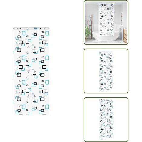 vidaXL Store enrouleur de douche avec cassette largeur du tissu 106 cm (1/5)
