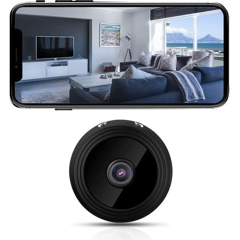 Versteckte Kameras – Nanny-Kameras – Spionagekameras – kabellose WLAN-Kameras – kabellose 1080p-HD-Überwachungskameras – Überwachungskameras mit Bewegungserkennung und Nachtsicht – beste Minikameras – (1/5)