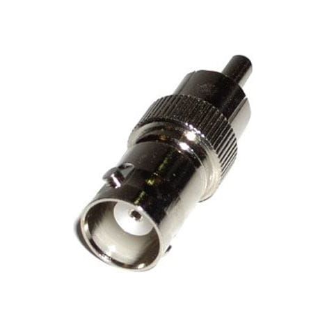 Adaptador BNC hembra - RCA macho  Gris (1/2)