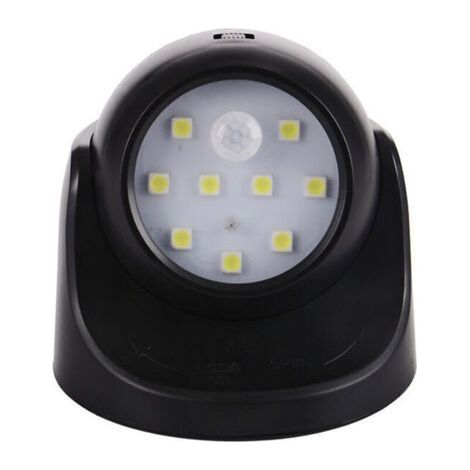 Applique murale extérieure avec détecteur de mouvement Éclairage extérieur à LED Éclairage sans fil alimenté par batterie Rotation et inclinaison à 360 degrés (1/4)