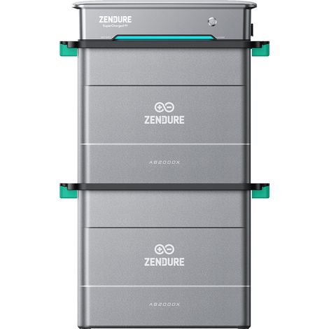 Zendure SolarFlow Hyper 2000 – Balkonkraftwerk mit Speicher, 1800W Solar, 1200W bidirektionales AC, integrierter Mikrowechselrichter, 1200W Ausgang, TOU, mit 2xAB2000X