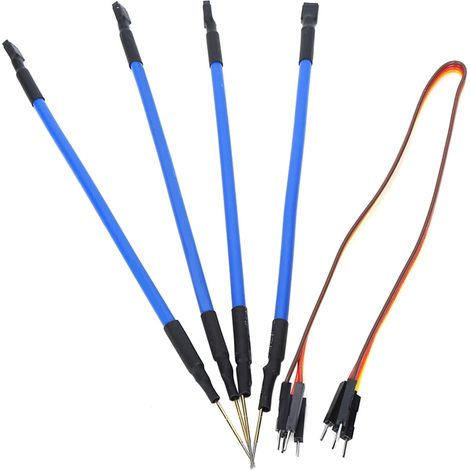 Probe Pens, 4pcs/set LED BDM Frame 4 Probes with Stainless Steel Connection Cable for Ktag Kess V2 Fgtech BDM100