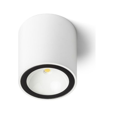 Lampada plafoniera SENZA R da soffitto grigio antracite vetro trasparente 230V LED 6W IP65  3000K