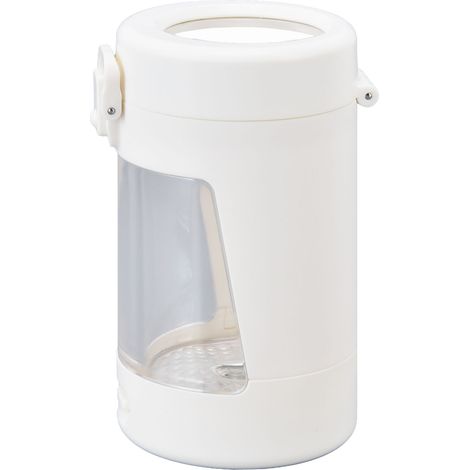 Beleuchtetes LED-Vorratsglas mit transparentem Deckel und Grinder, 8-fache Vergrößerung, feuchtigkeitsbeständig für Kräuter (1/5)