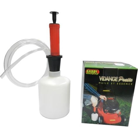 Vidangeur pour tondeuse autoportée – Kit complet avec réservoir, durites et pompe – Remplace référence Stihl 47000000414 (1/2)
