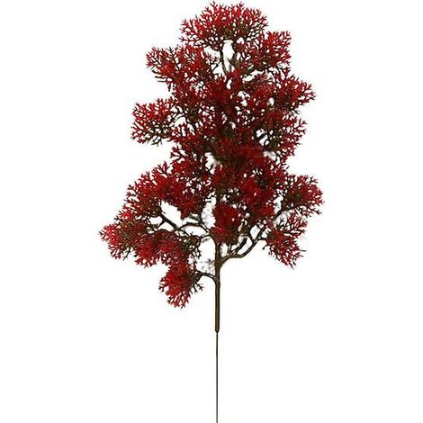 branche de plante artificielle, composition florale fraîche et éclatante résistante aux UV, fausse tige de pinrouge (1/5)